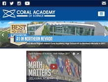 Tablet Screenshot of coralacademy.org